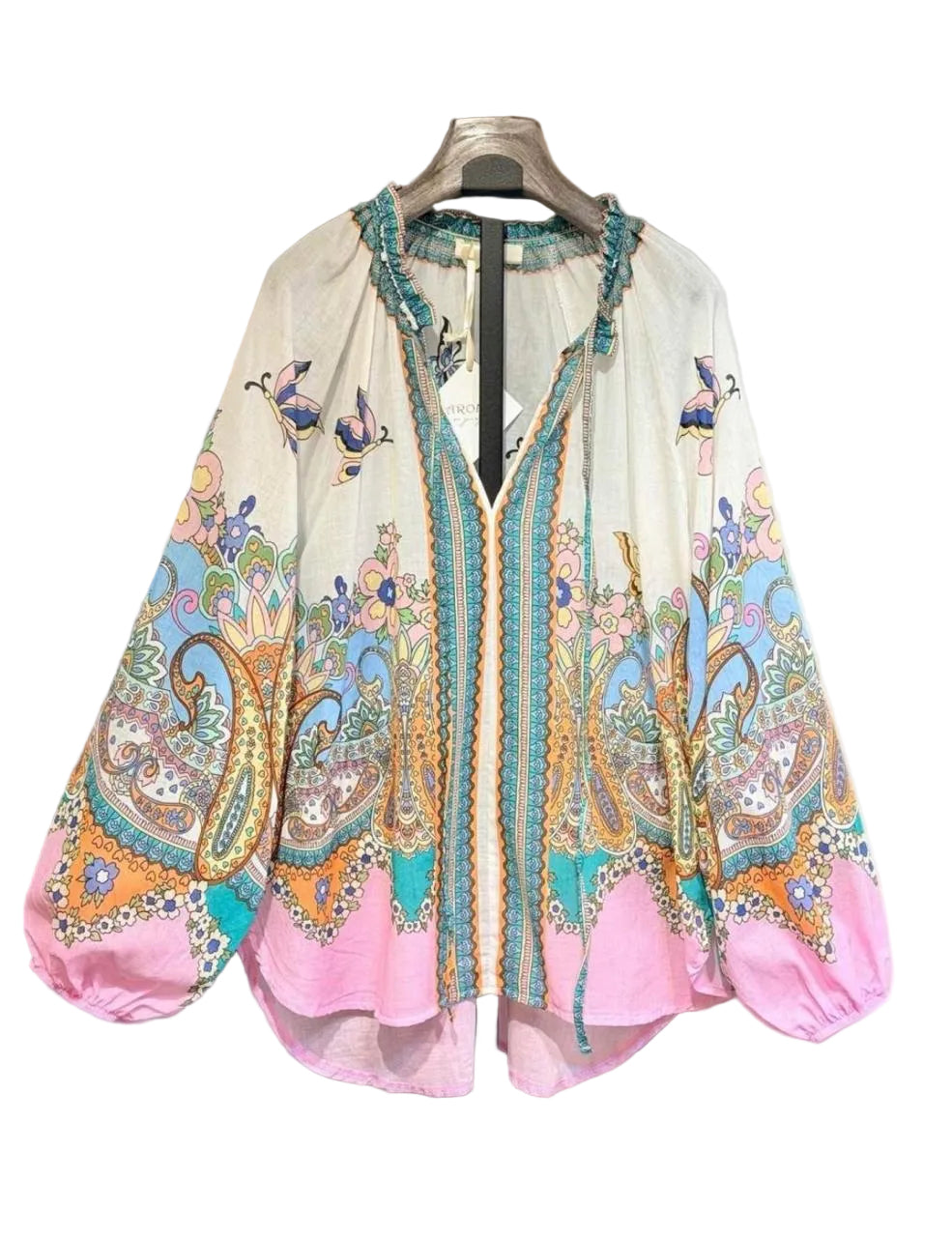 Bandana pink colorful shirt aroma