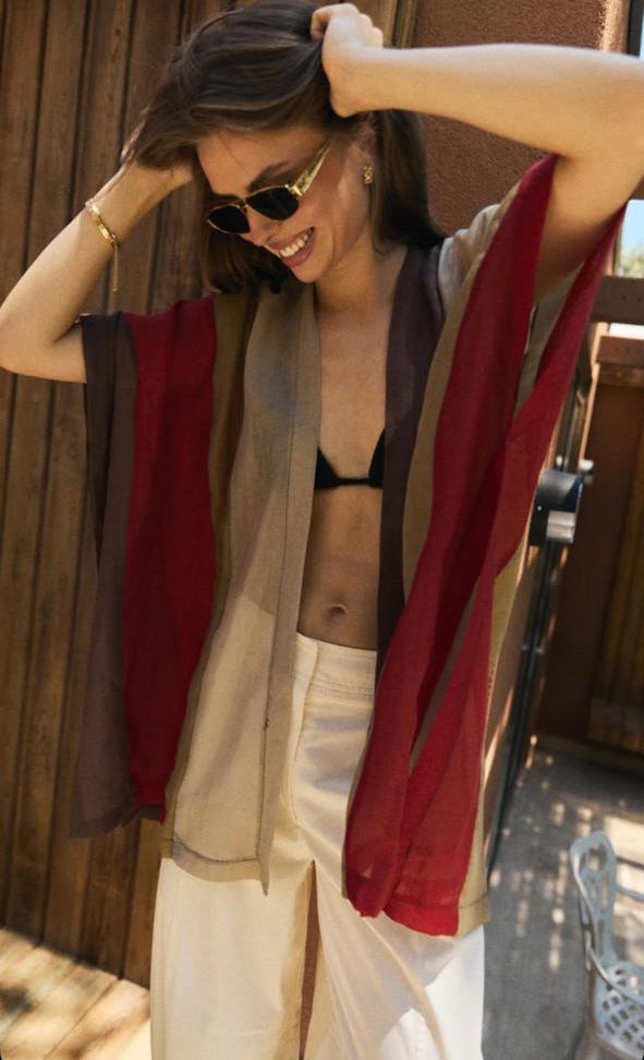 Cardigan stripe multicolor