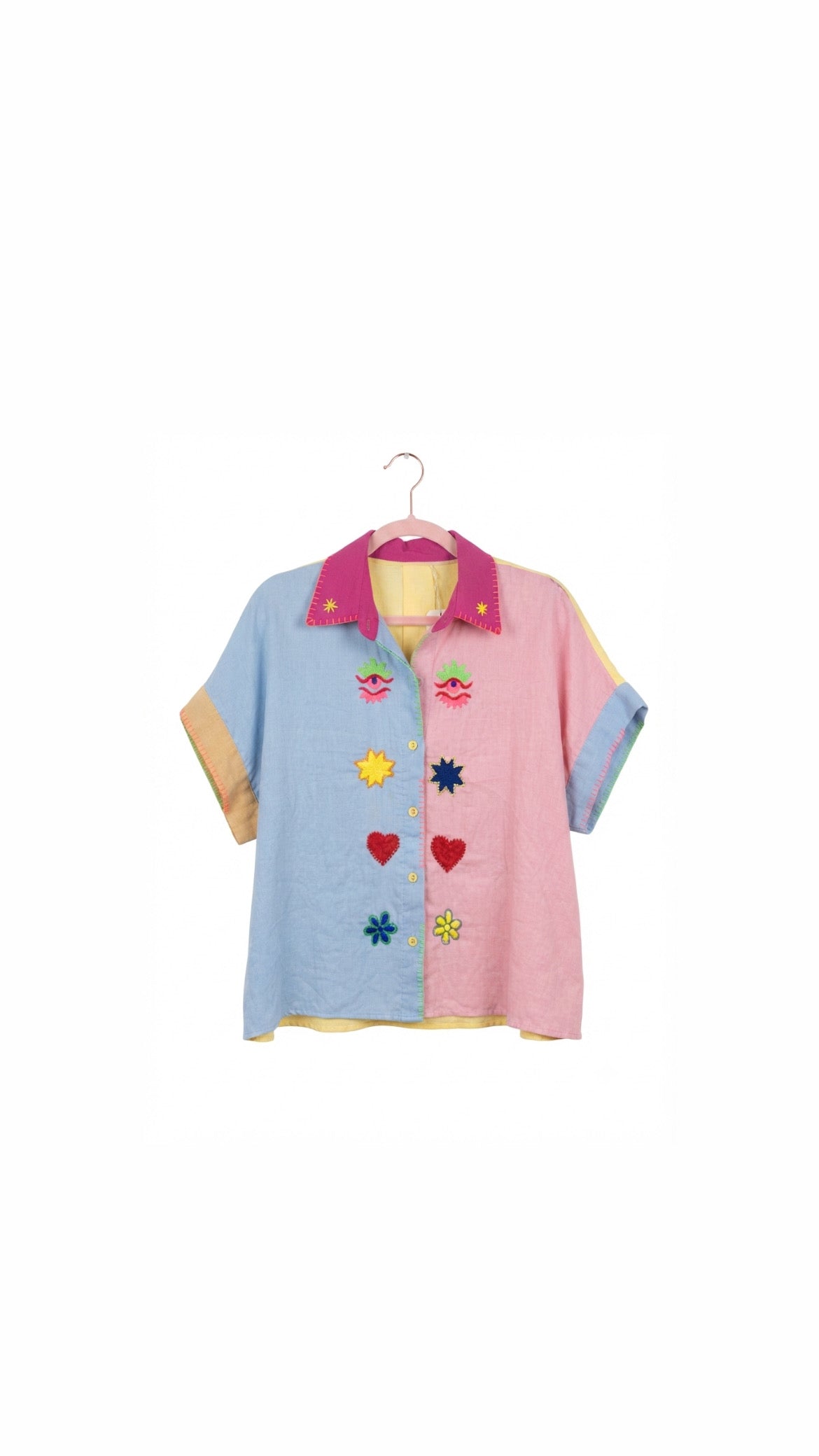 Set shirt + skirt multicolor
