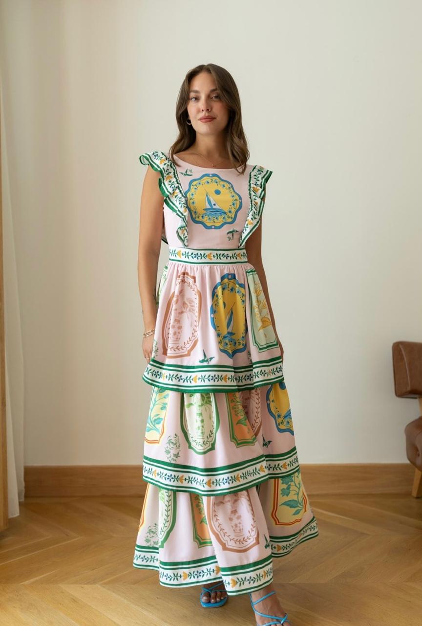 Dress pattern ruffles
