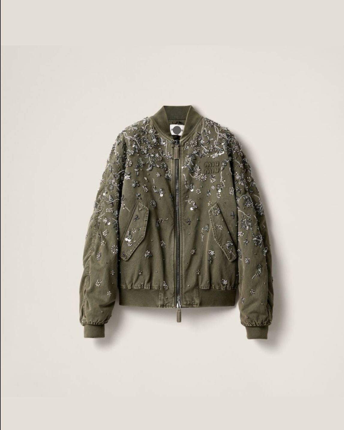 Jacket emroidery Olive