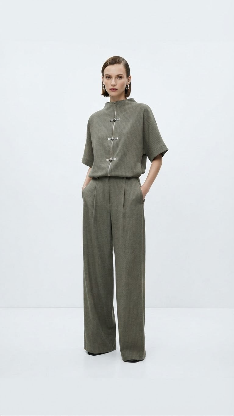 Set Tang Stripe olive