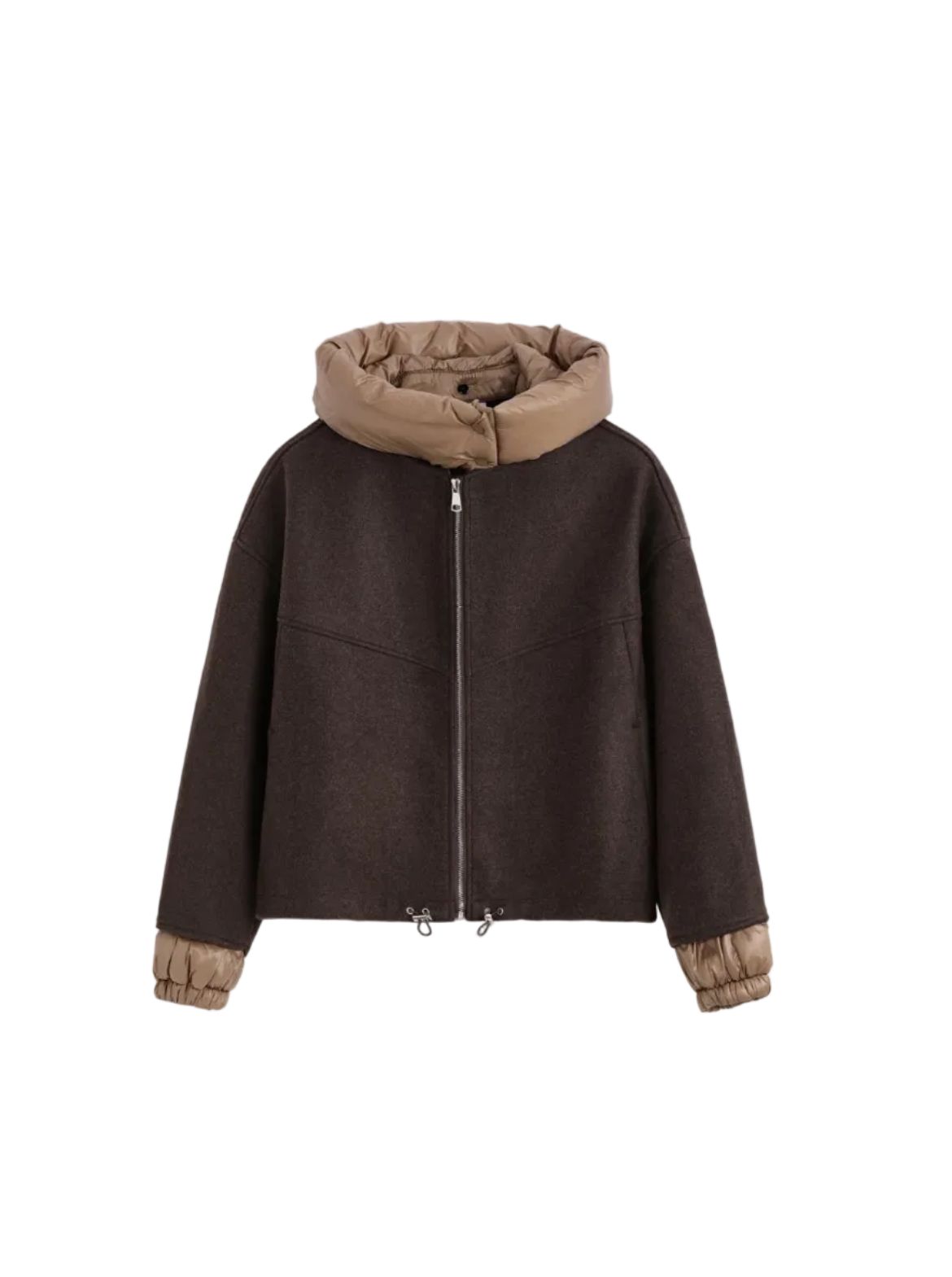 Jacket wool brown