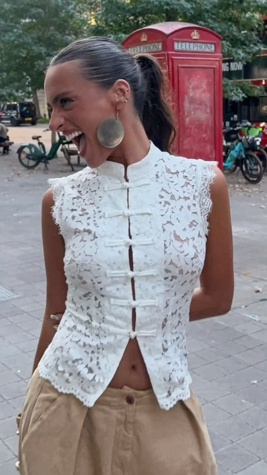 Vest lace white