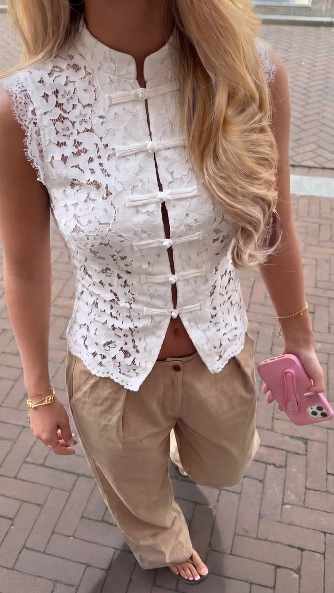 Vest lace white