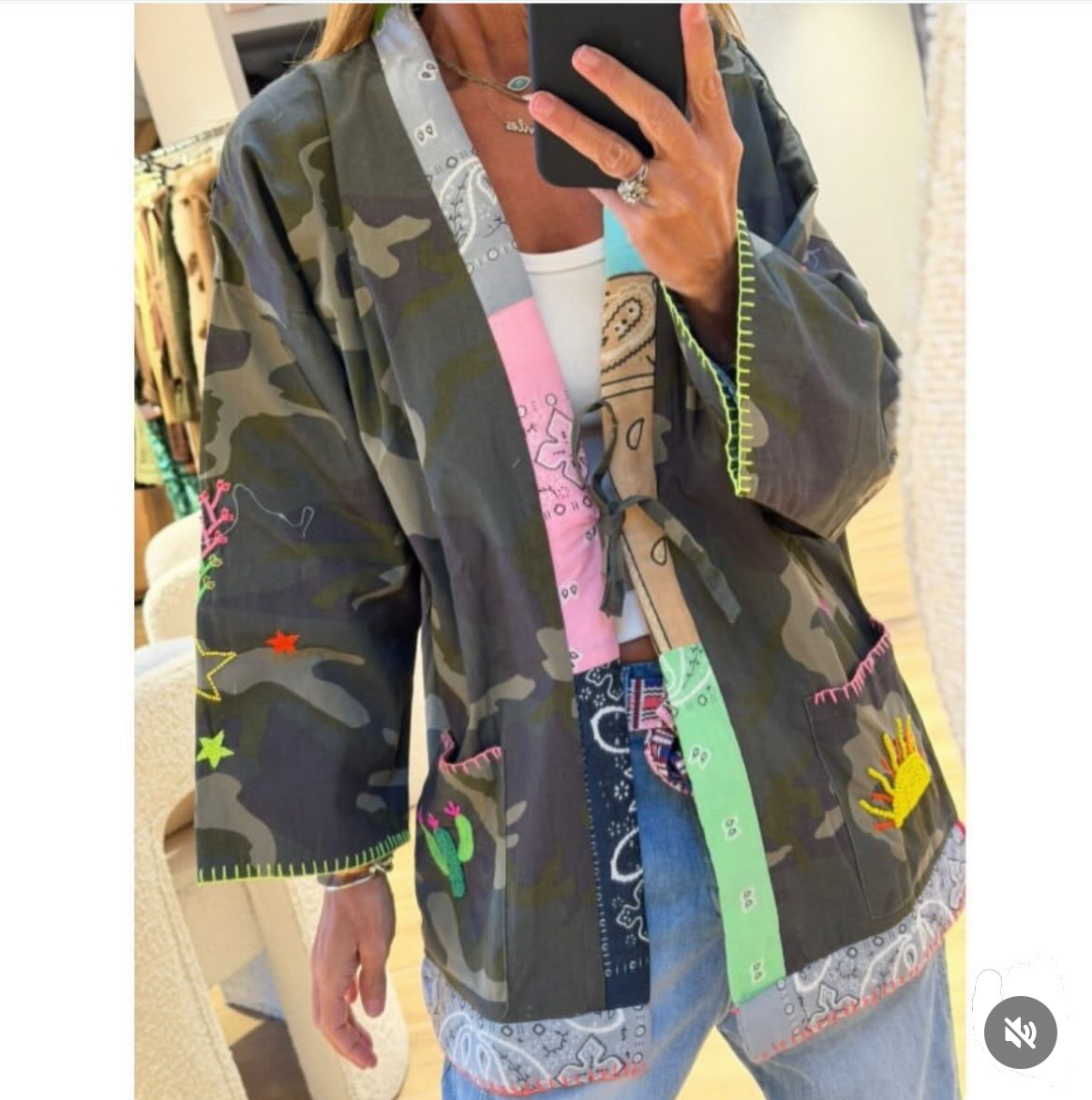 Jacket bandana army