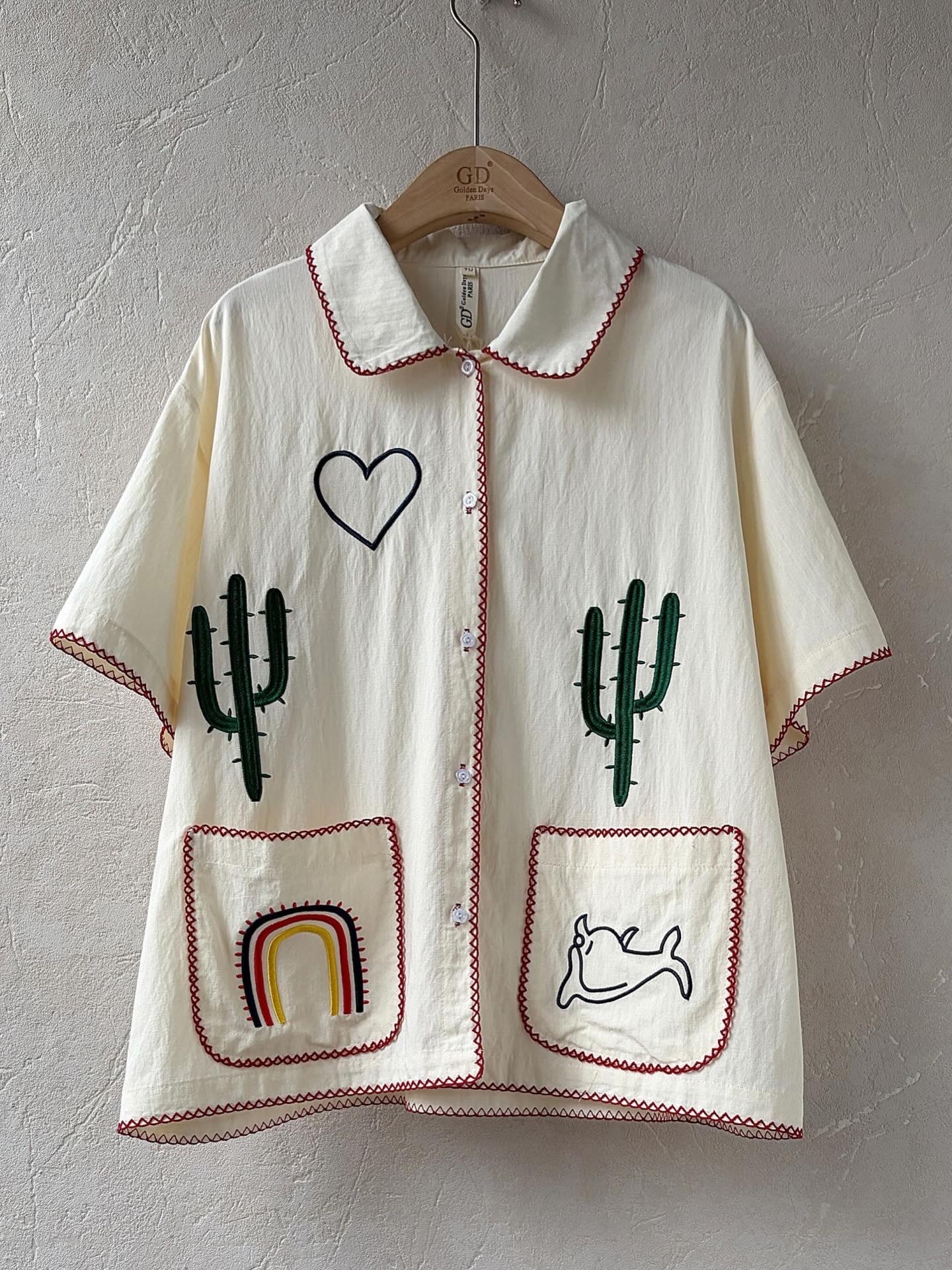 Shirt embroidery