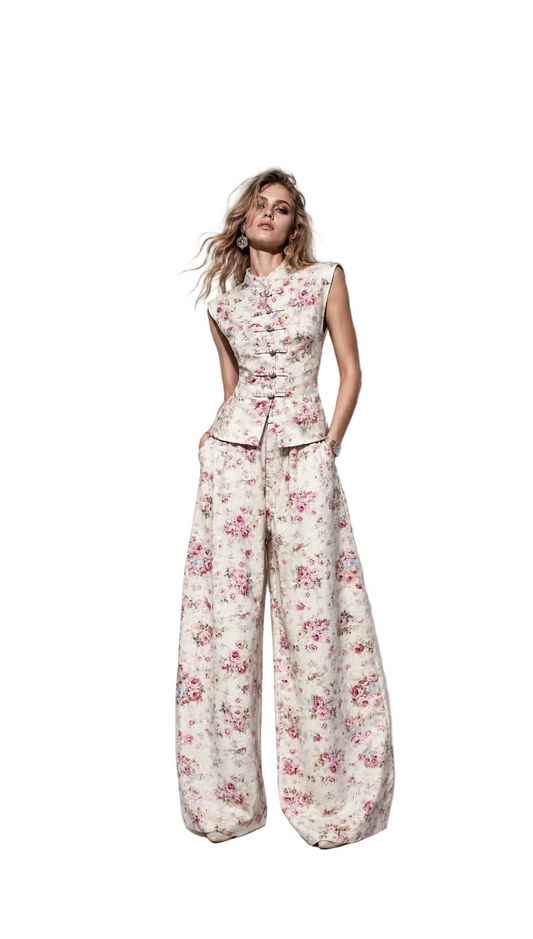Set floral Offwhite