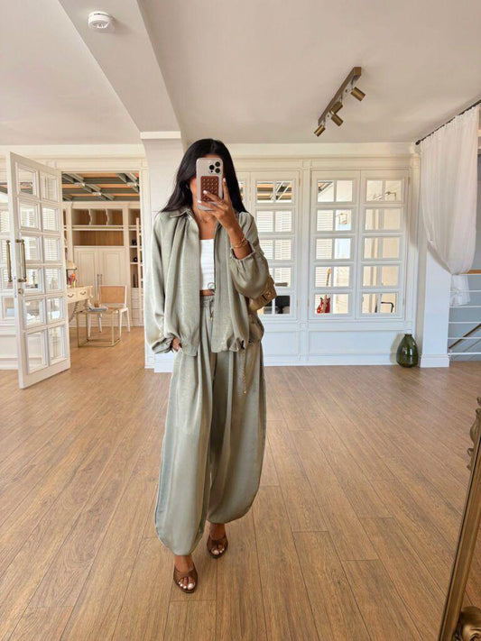 Silk olive set