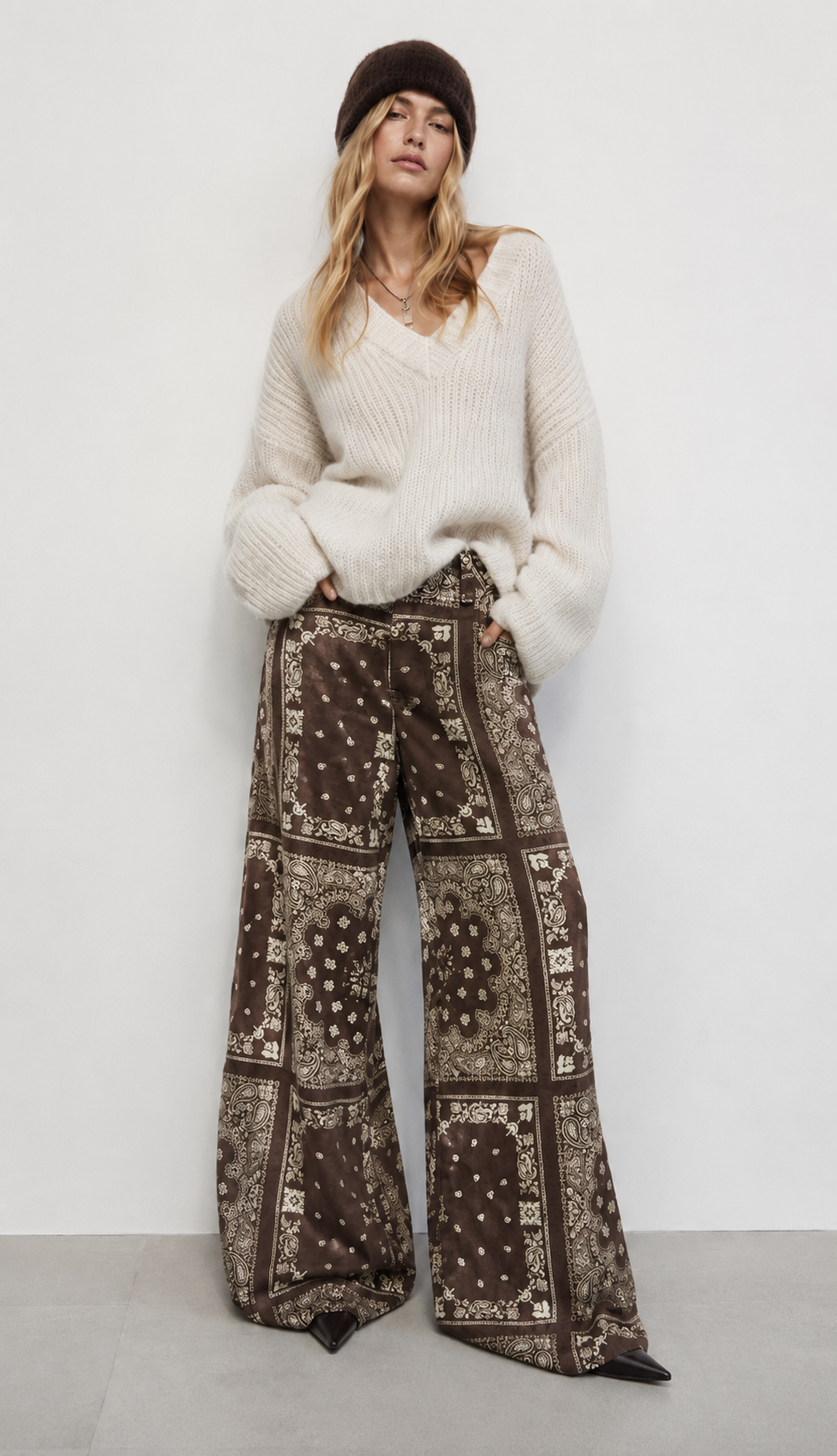 Pants bandana brown