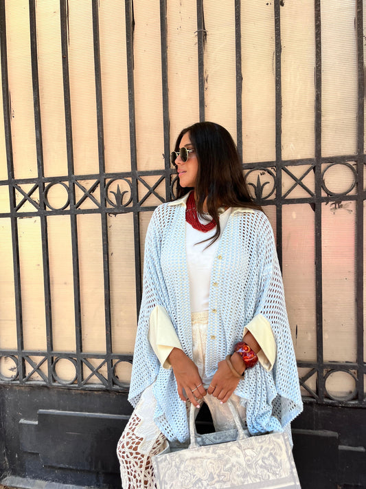 Crochet light blue