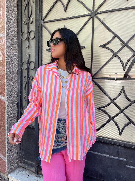 Stripe shirt colorful