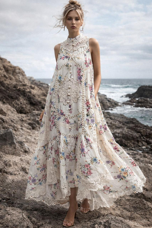 Dress embroidery floral