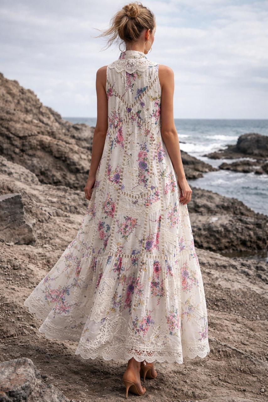 Dress embroidery floral