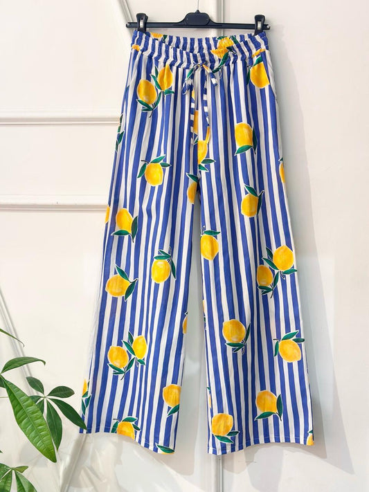 Lemon pants blue