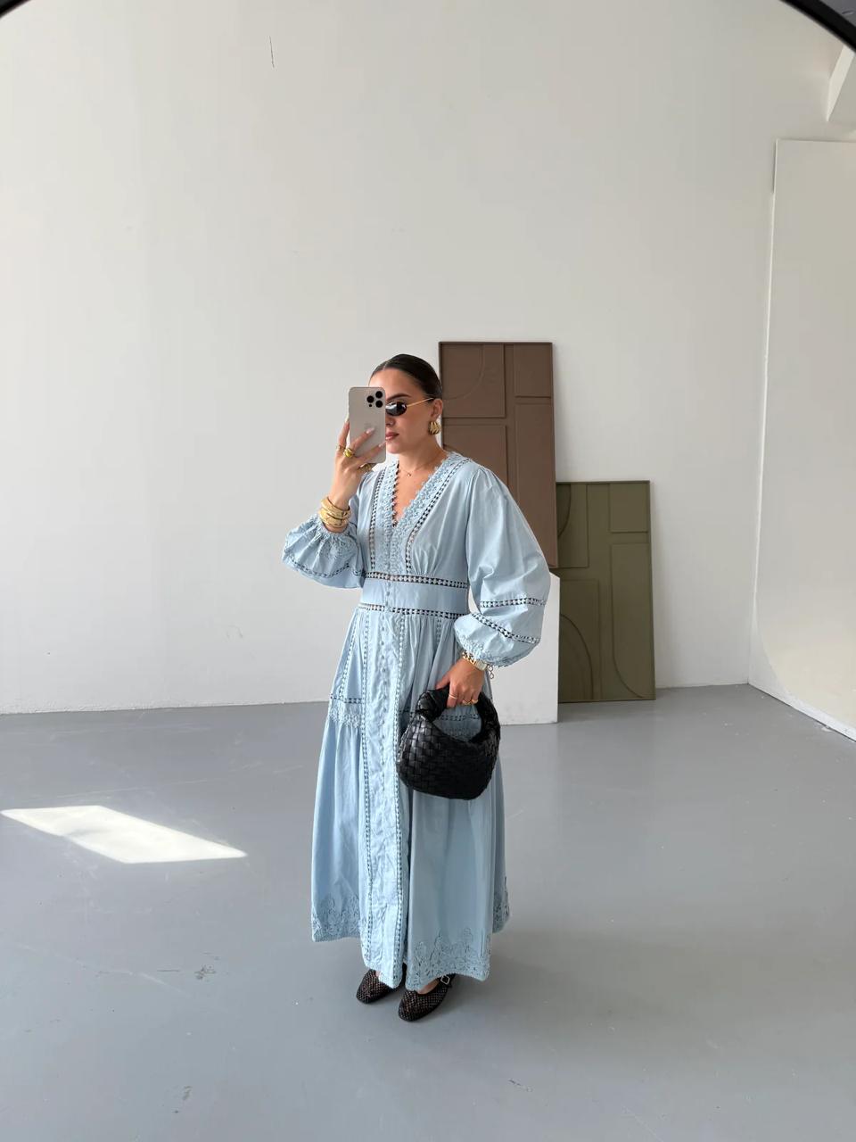 Light blue dress