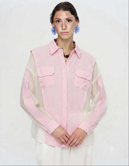 Shirt stripe rose side