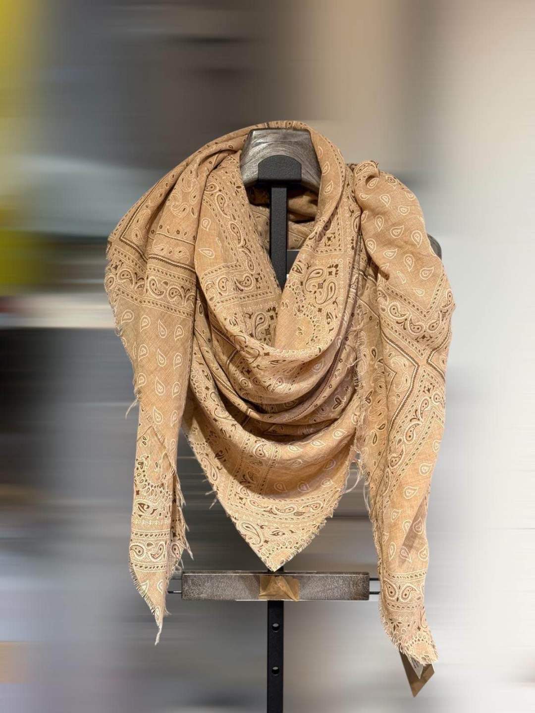 Scarf bandana beige