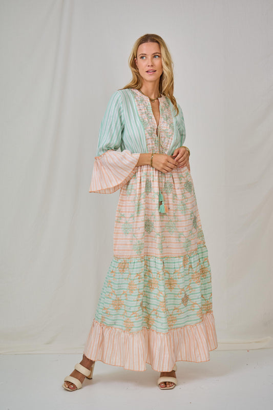 Dress mint x pink