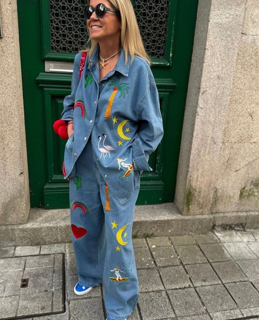 Set Denim Rainbow PQ