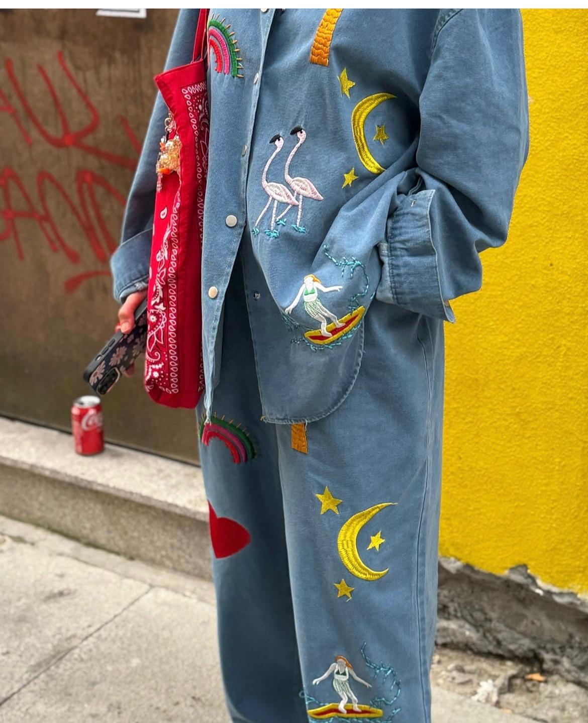 Set Denim Rainbow PQ