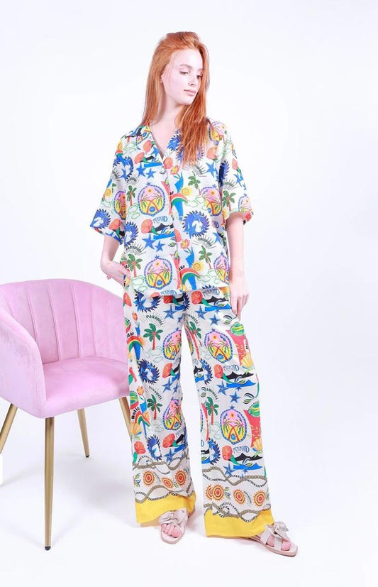Calra Printed Set