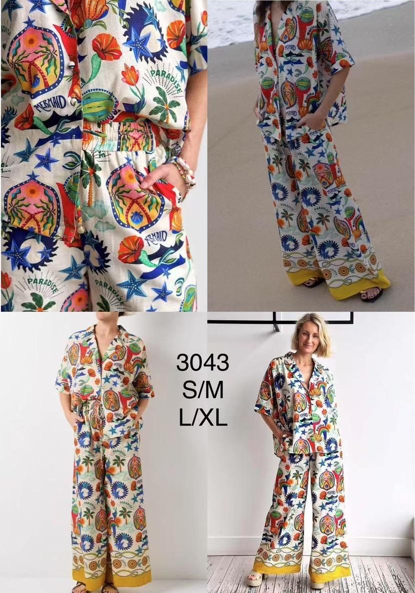 Calra Printed Set