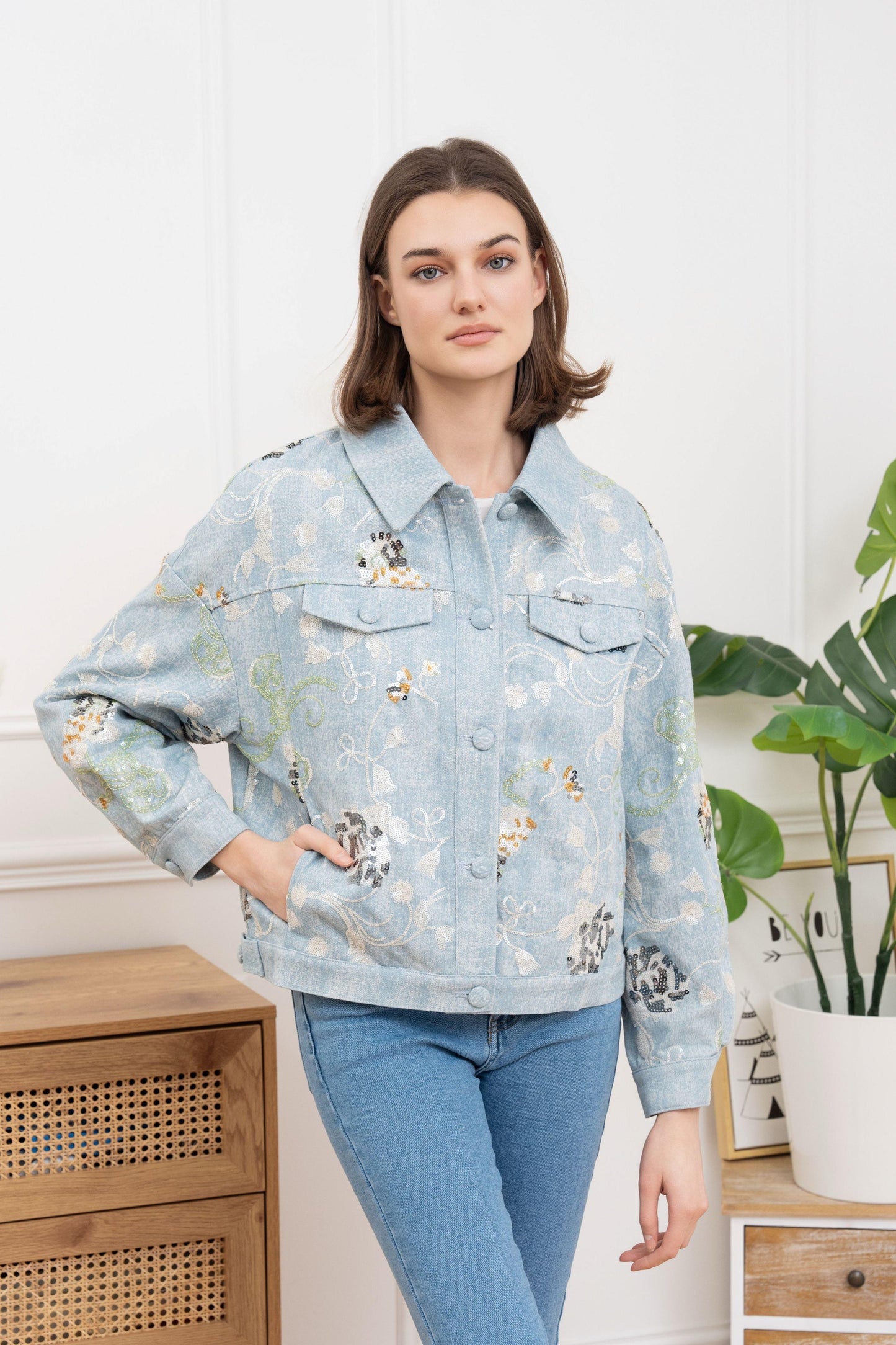 Denim Handmade Tiger New Golden
