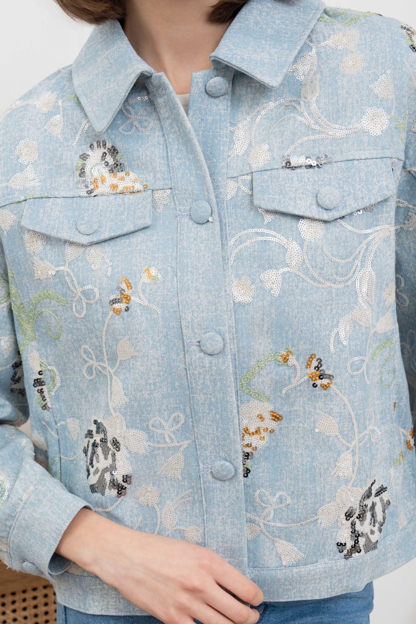 Denim Handmade Tiger New Golden