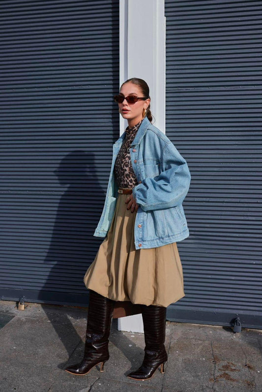 Plain Denim Jacket