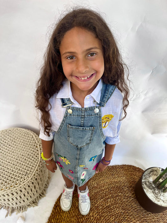 Jeans Dress Flowers