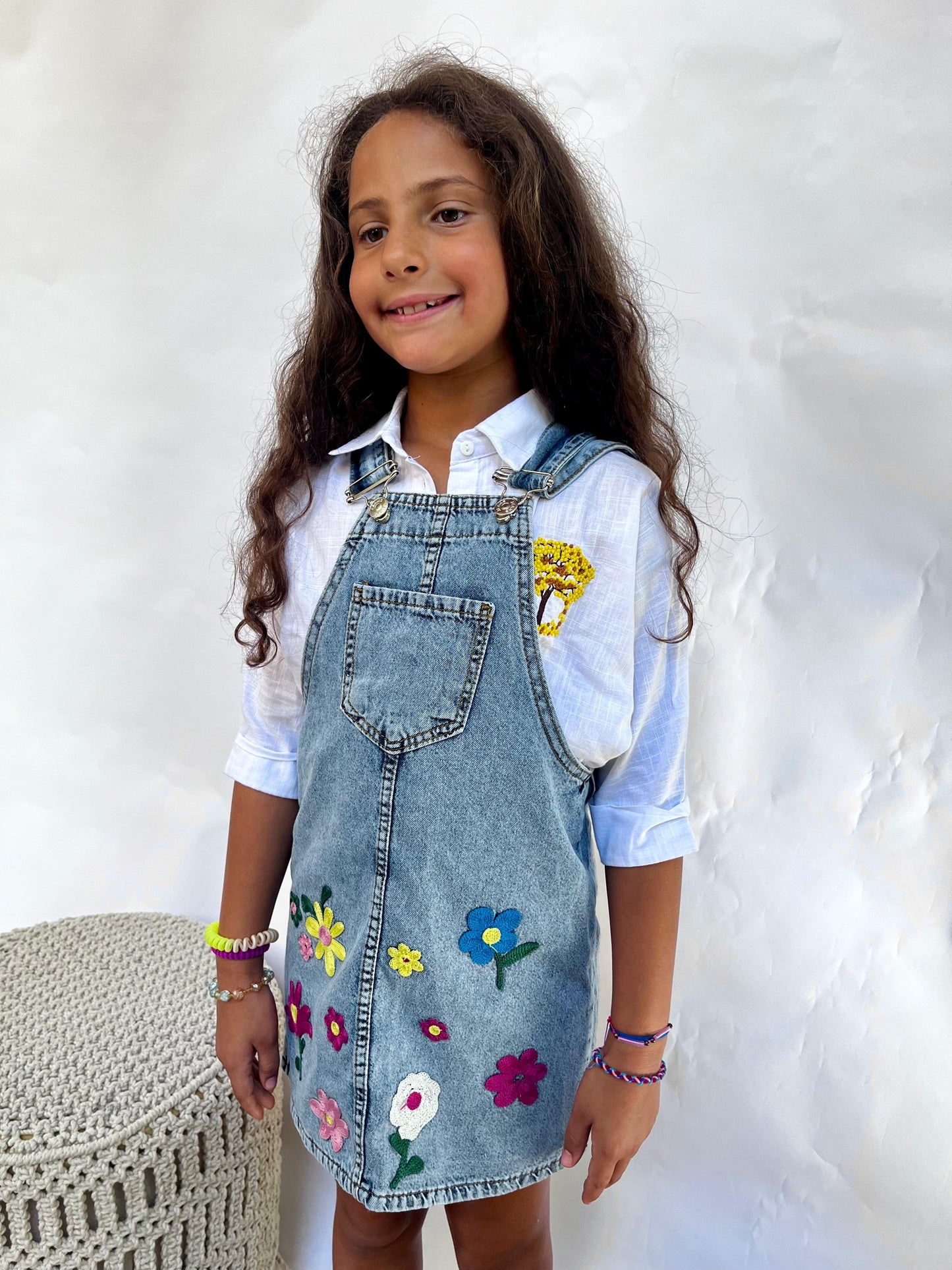 Jeans Dress Flowers