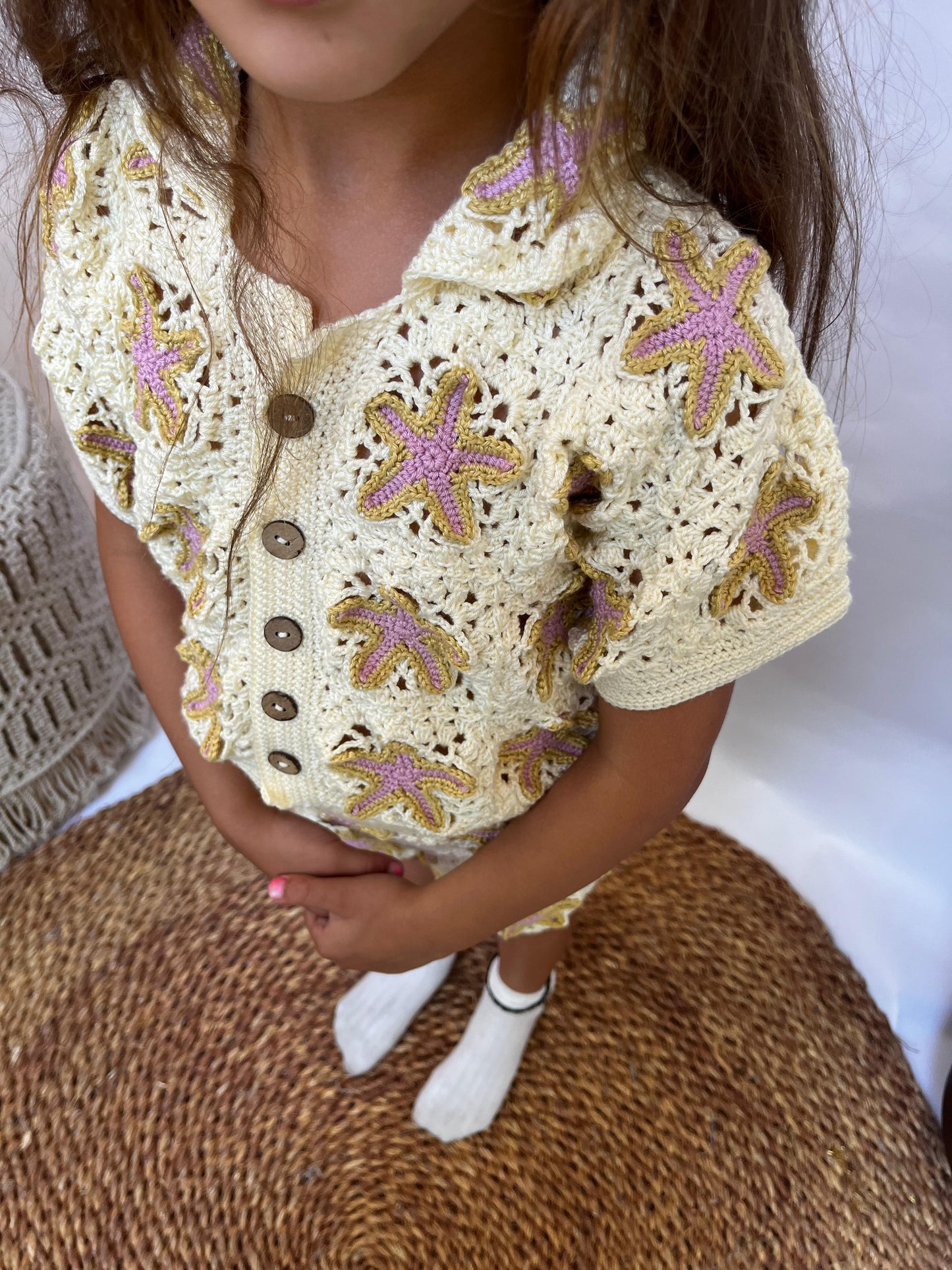 Handmade Starfish Girls Set (100% Pure Cotton)