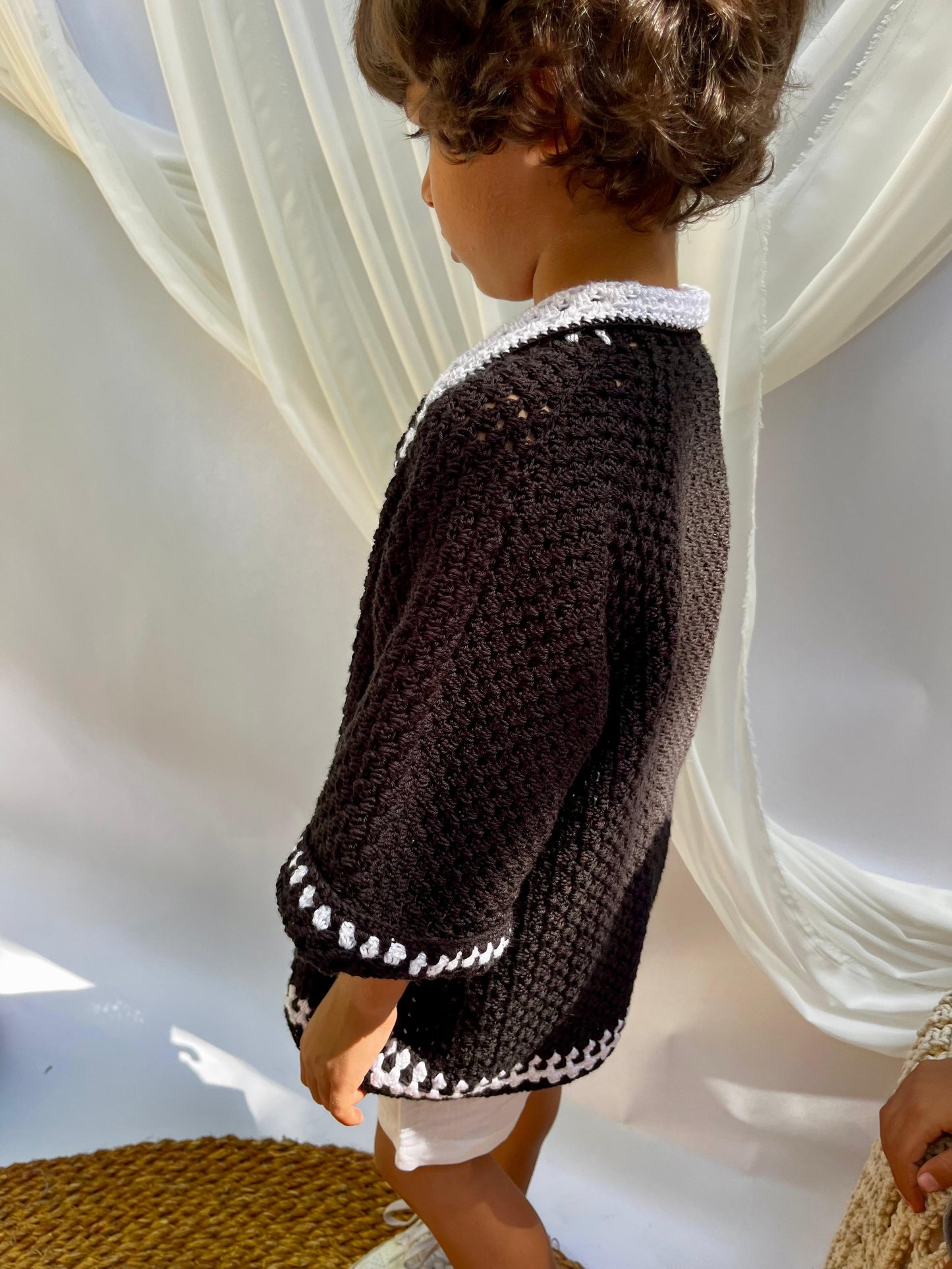 Black Strip Crochet