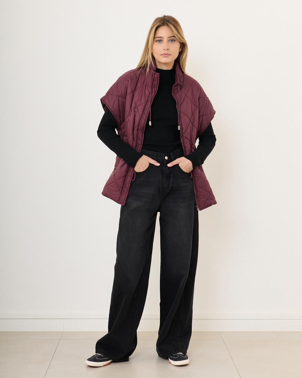 Vest Burgundy Waterproof