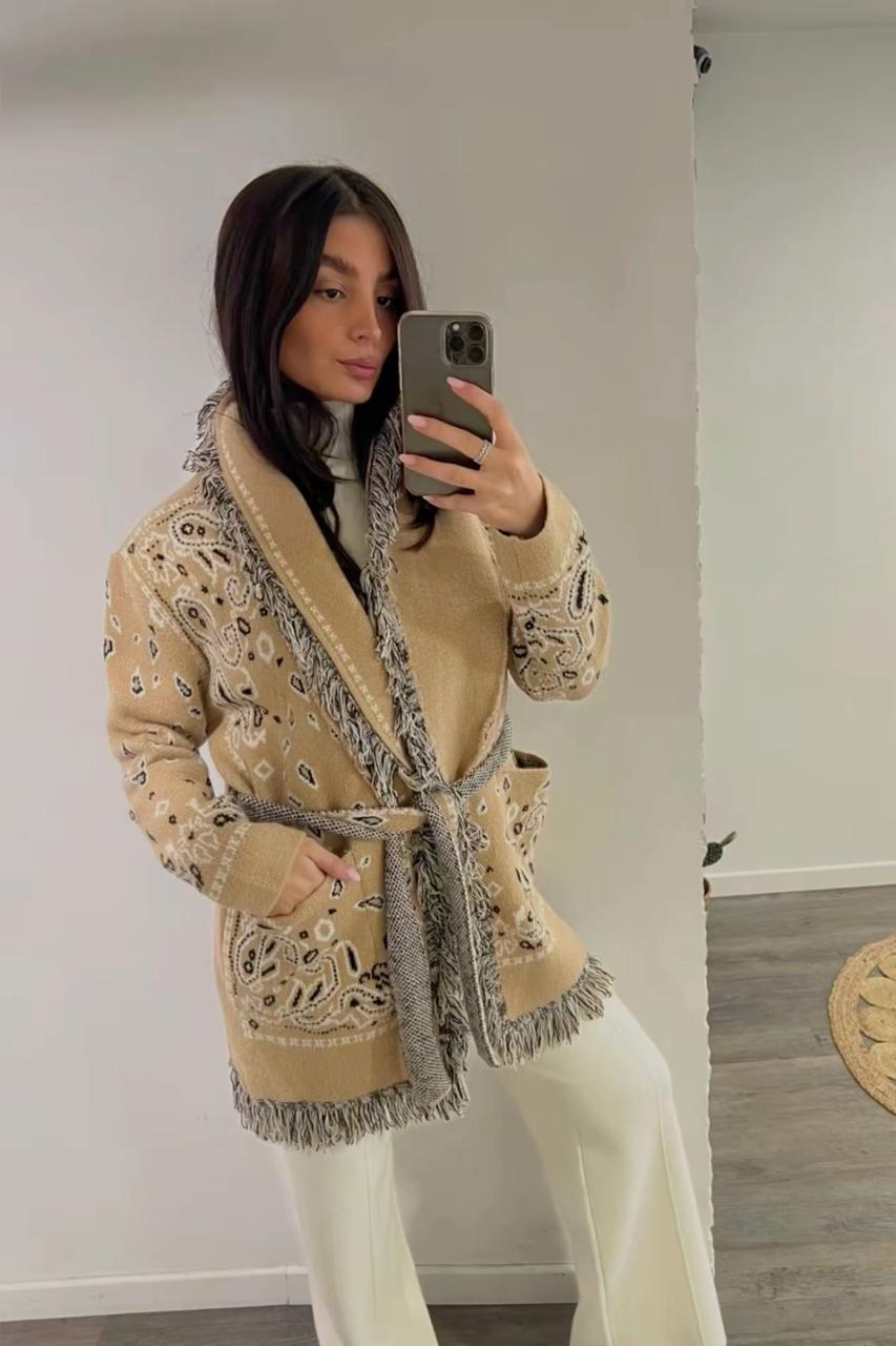 Jacket Bandana Beige