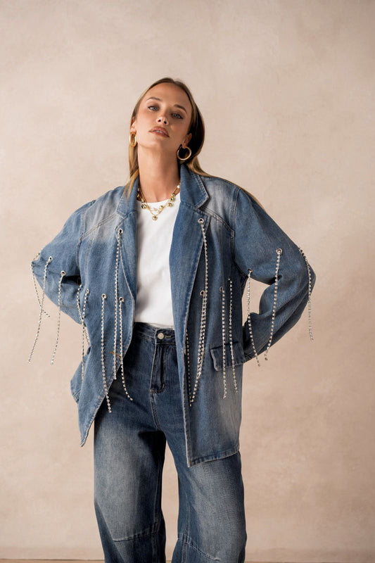 Blazer Chains Denim Light