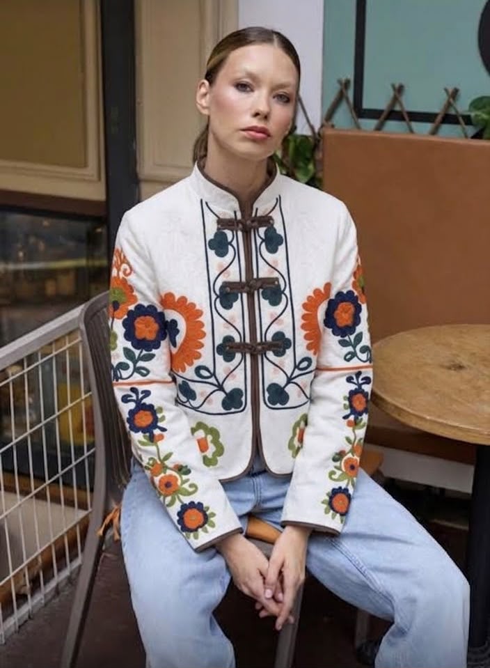 Jacket embroidery