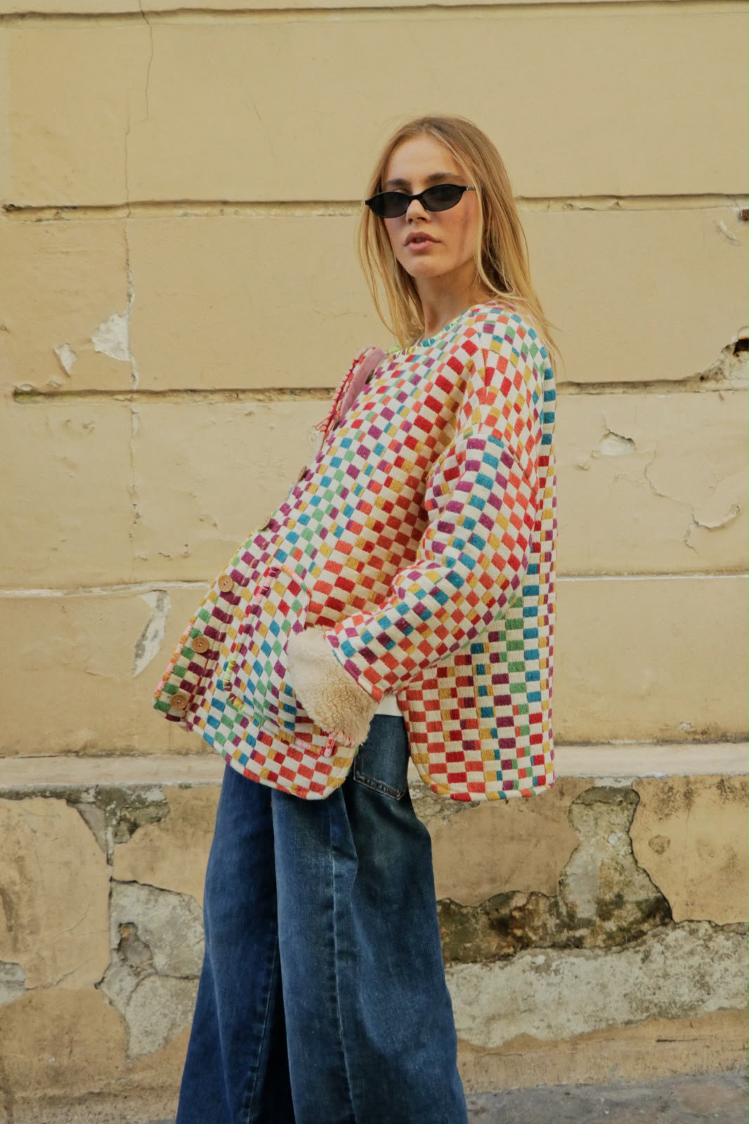 Jacket embroidery multicolor limited