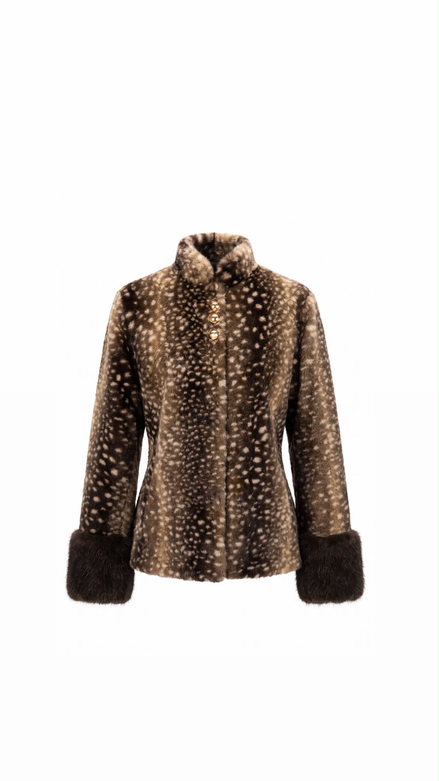 Jacket fur bambi brown