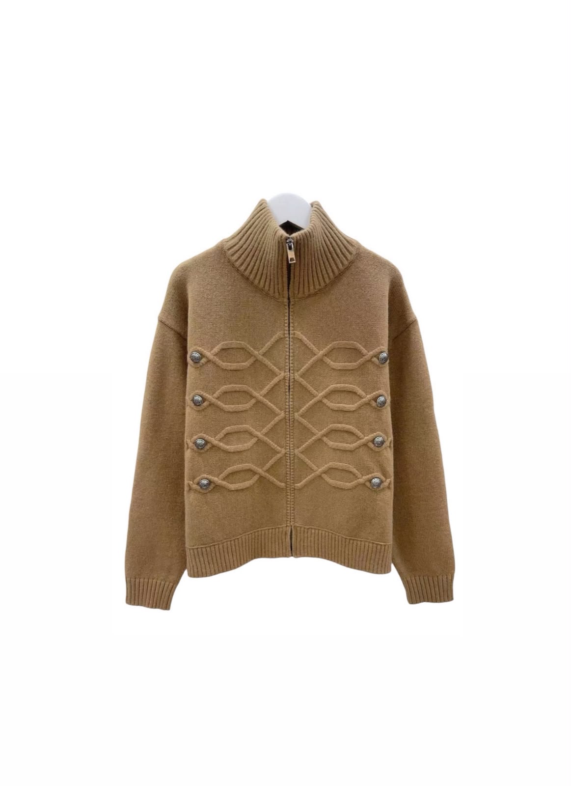 Jacket Napoleon camel zipper