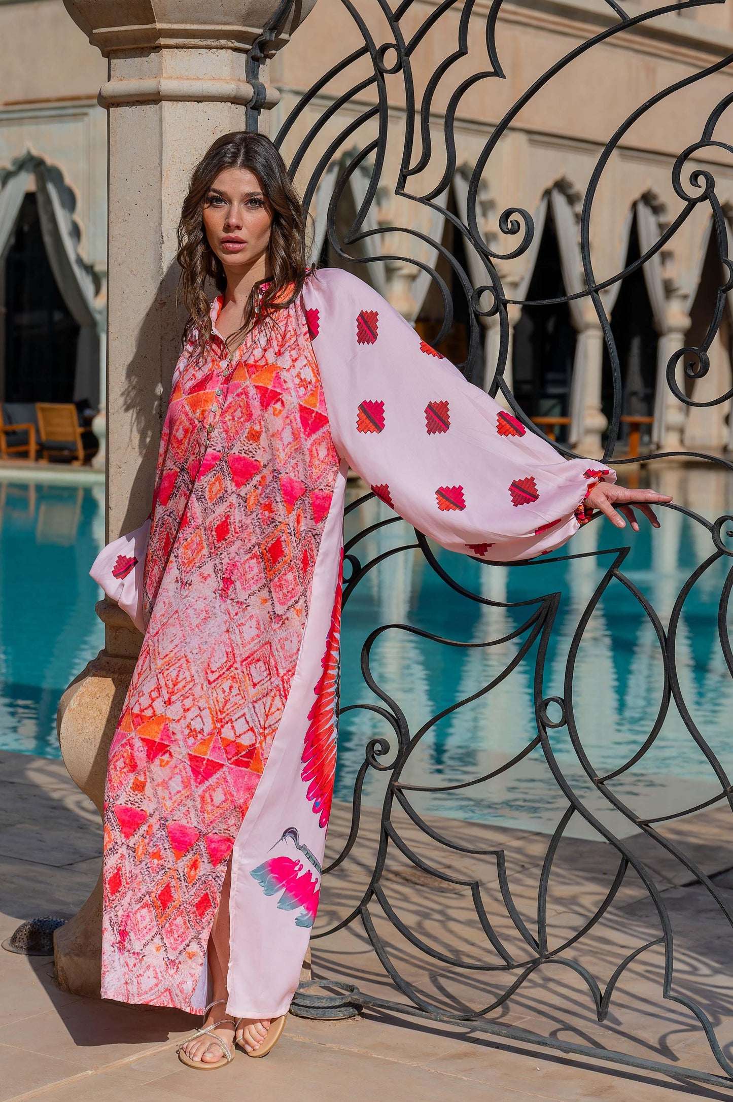 Silk Dress Pink G&S