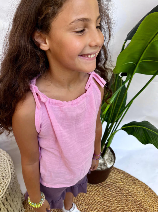 The Pink Ruffle Short