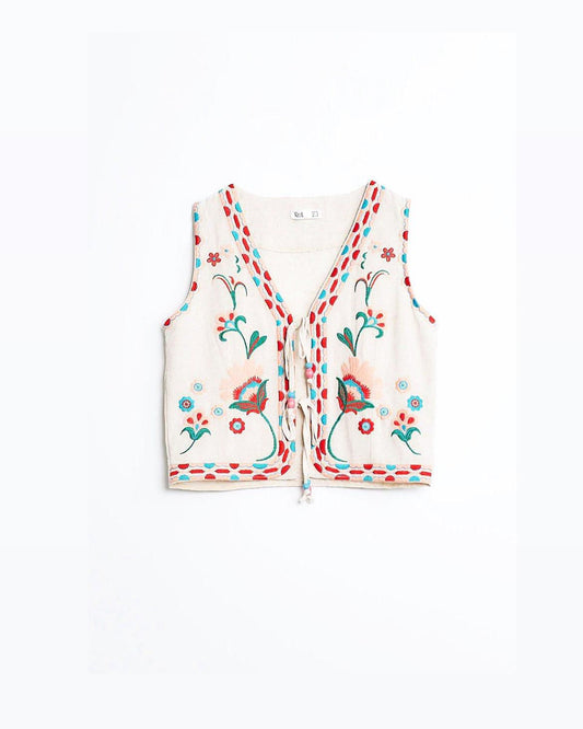 Vest Handmade Flowers