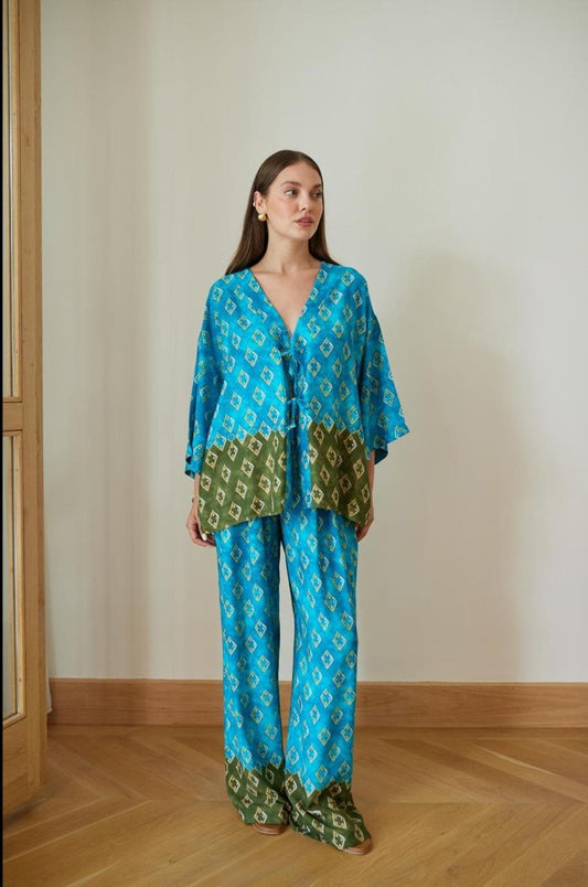 Set Turqouise Pattern