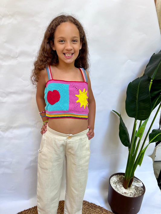 Handmade Colored Top (100% Pure Cotton)