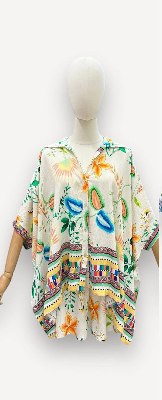 Biege Printed Shirt