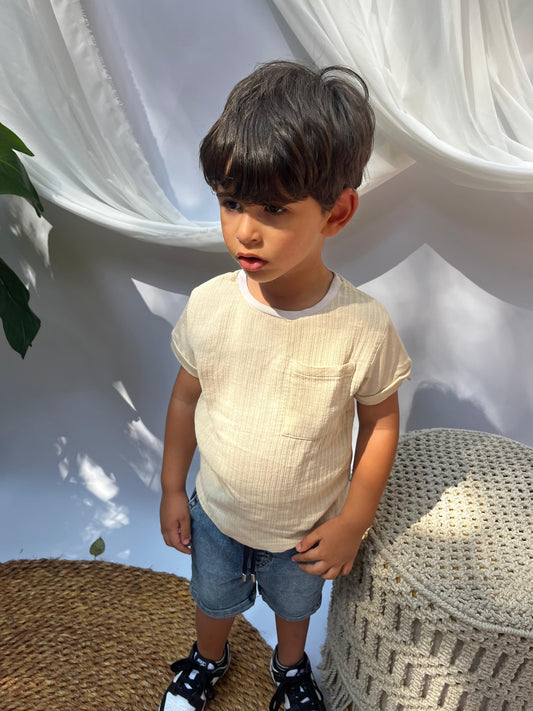 Plain Strip Shirt