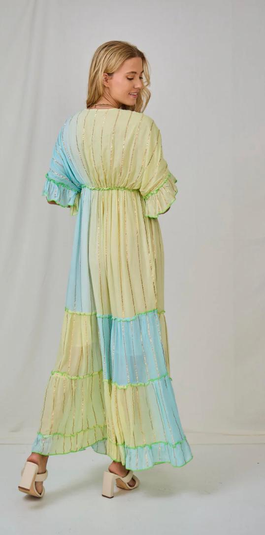 Colorful Embroidery Dress