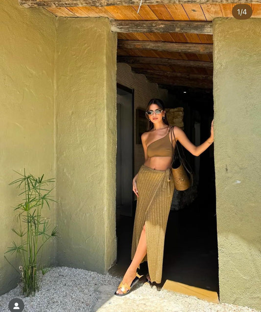 Gold Skirt - Cover Up